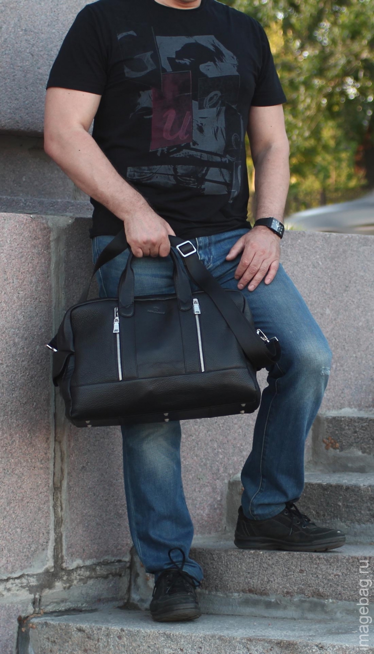 Мужская кожаная дорожная сумка Paul Rayner 0040678_1742