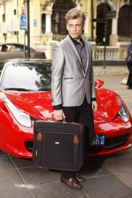 Портплед дорожный черный HELEN SHIRLEY