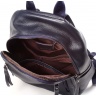 Рюкзак женский кожаный темно-синий Paul Rayner Amanda-0242