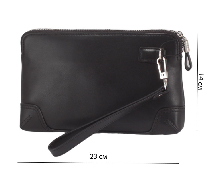  Мужской клатч на молнии Paul Rayner 0357269-10 черный/black _4896