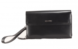 Барсетка кожаная с кистевым ремнем Paul Rayner 0351379-1