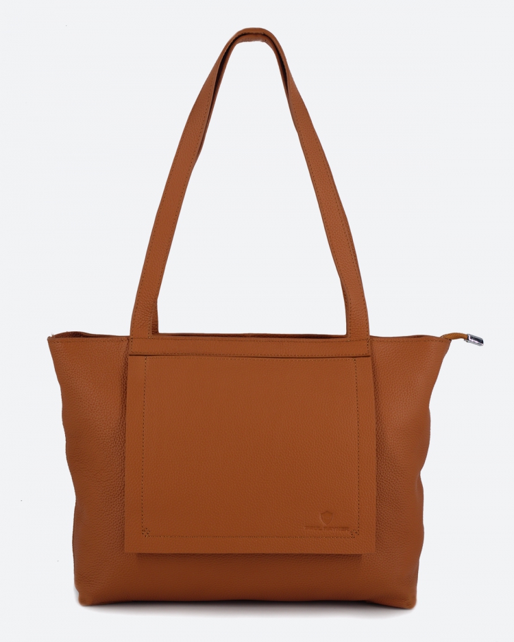 Сумка женская шоппер Paul Rayner brown Gloria 3188