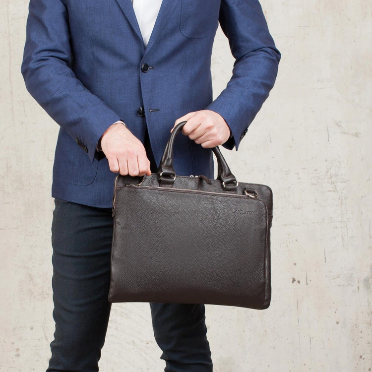 Коричневая деловая сумка Albert Brown