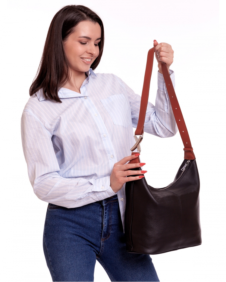 Сумка женская хобо Paul Rayner black 1500