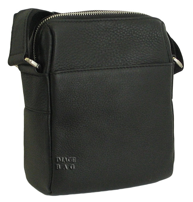 Черная сумка мужская на плечо IP Collection 598  598.1