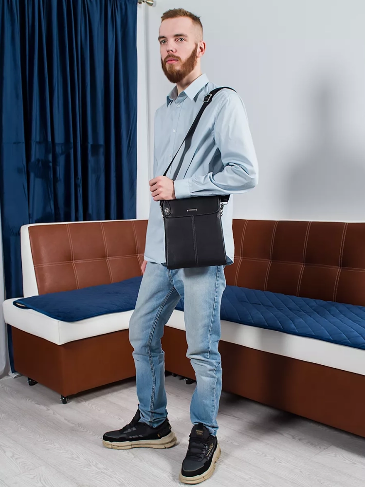 Мужская кожаная сумка на плечо Anre Aragosta 0143-21 