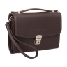 Элегантная коричневая барсетка мужская Evans Brown