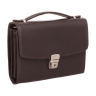 Элегантная коричневая барсетка мужская Evans Brown