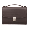 Элегантная коричневая барсетка мужская Evans Brown