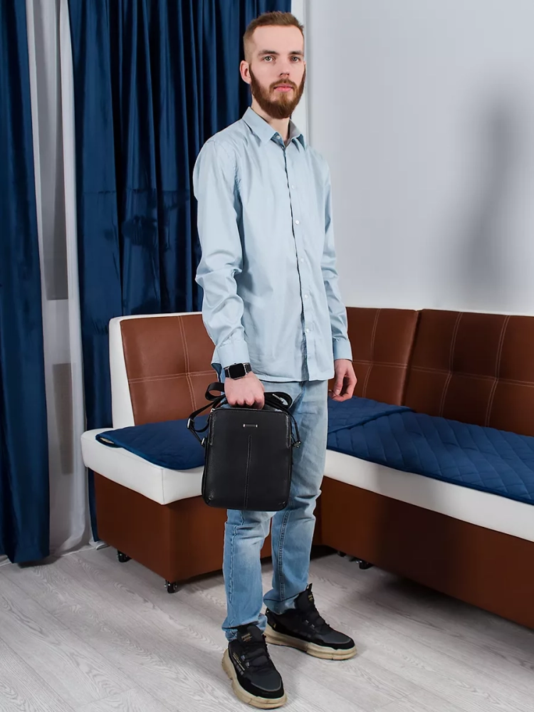 Кожаная сумка через плечо с короткой ручкой Anre Aragosta 0137-21 