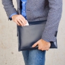 Кожаная папка для документов Crosby Dark Blue