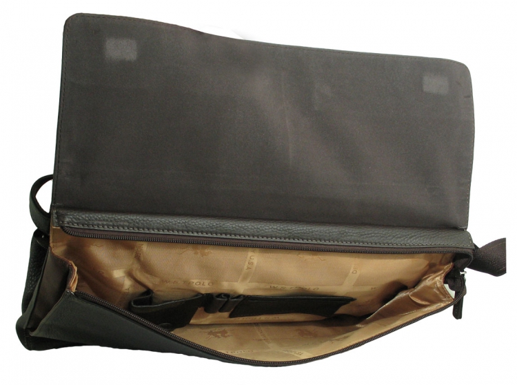 Коричневая сумка портфель WST Polo 6007-4.2