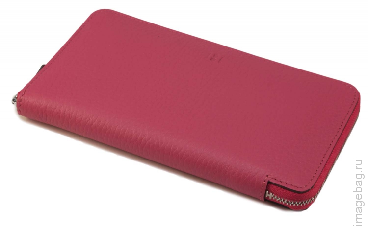 Женский кошелёк розовый Hermes 533 ROSE_7318