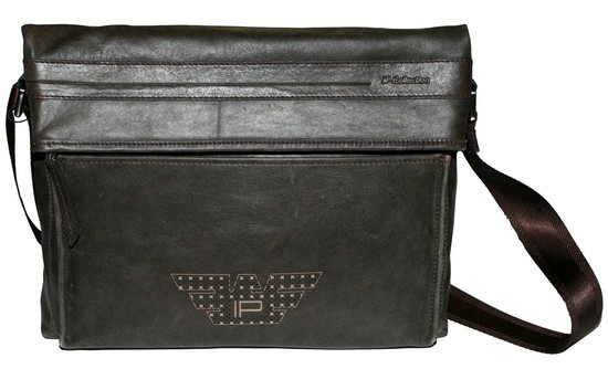 Коричневый мужской портфель IP Collection 3111-1br