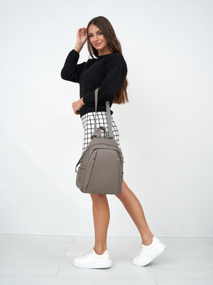 Рюкзак женский городской серый Paul Rayner grey 1048