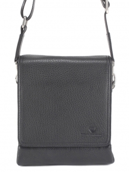 Кожаная cумка-планшет Paul Rayner черная 00312082-007