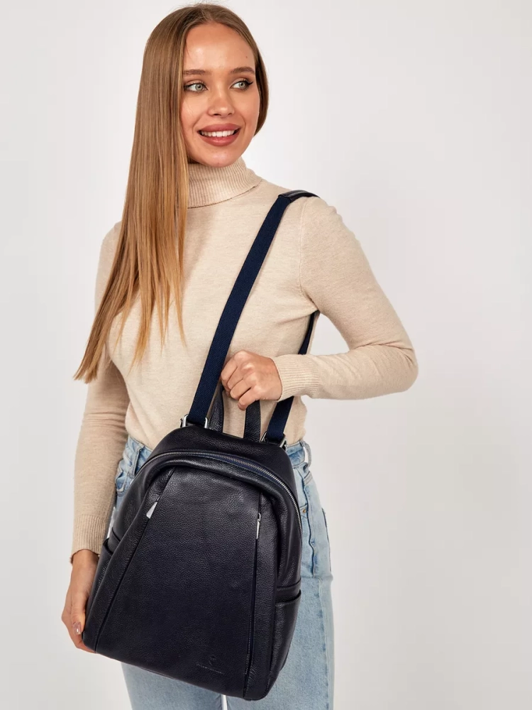 Синий женский городской рюкзак PR Wendy blue 1048