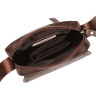 Коричневая маленькая мужская сумка через плечо Parker Brown