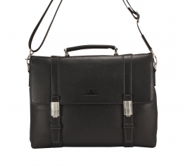 Оригинальный мужской кожаный портфель на застежках Paul Rayner 1945117-1