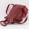 Рюкзак женский кожаный маленький Paul Rayner красный 1031-1