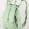 Рюкзак женский кожаный маленький Paul Rayner мята 1031-1