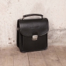 Небольшой мужской кожаный портфель Bishop Black