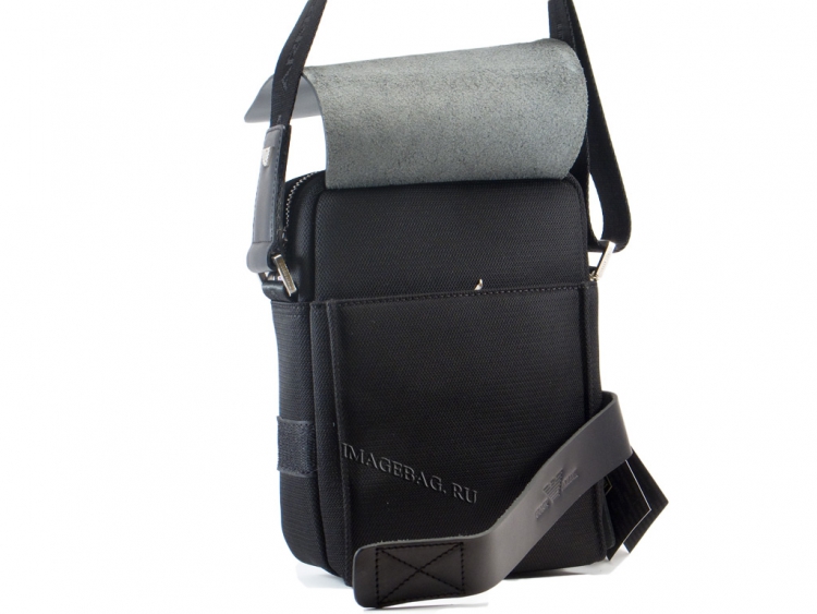 Комбинированая мужская сумка планшет Giorgio Armani 2829_1