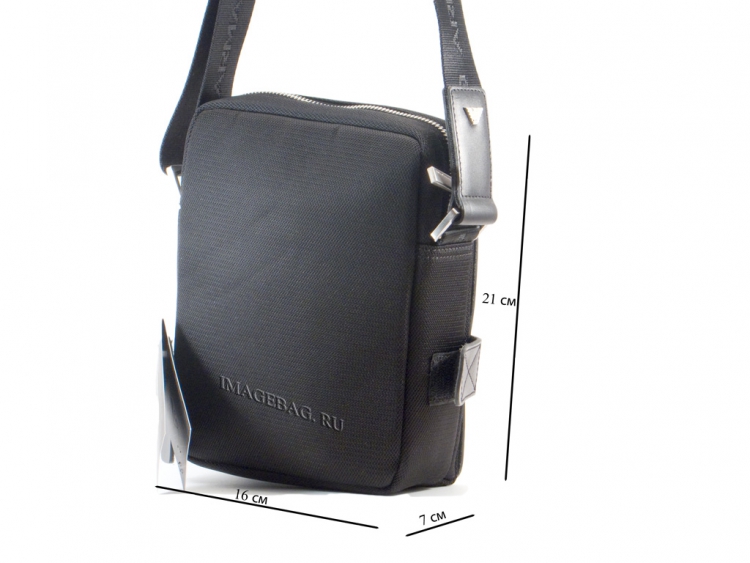 Комбинированая мужская сумка планшет Giorgio Armani 2829_3