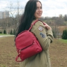Рюкзак женский городской P.Rayner Gina red-9627