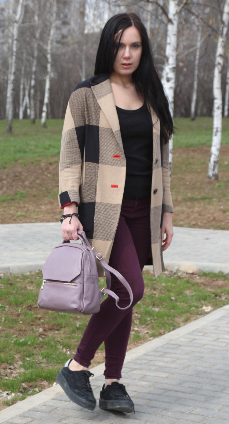 Рюкзак женский городской P.Rayner Gina purple-9904