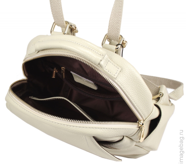 Рюкзак женский бежевый Paul Rayner (Gina) beige 1043WT