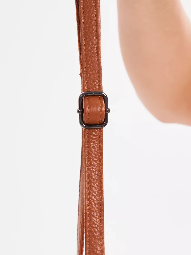 Клатч женский кожаный коричневый 8819