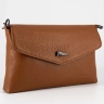Клатч женский кожаный коричневый 8819