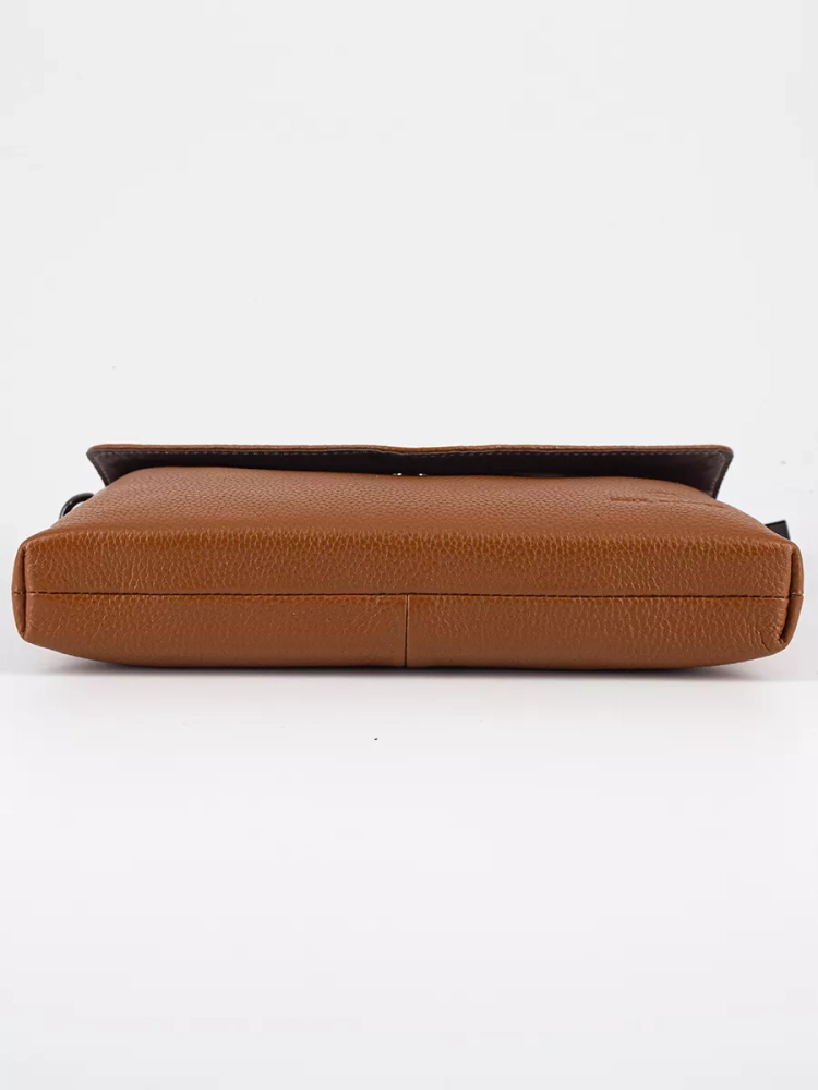 Клатч женский кожаный коричневый 8819