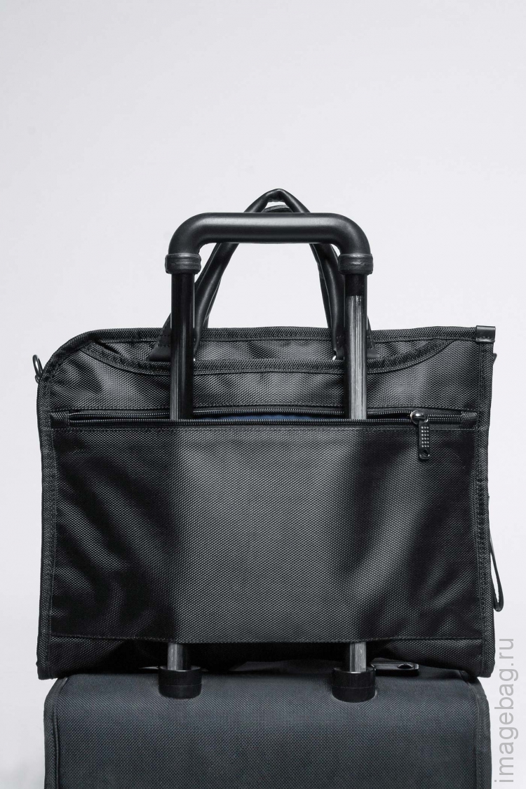 ALPHA X02 black Деловая сумка черная-3