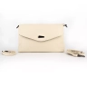 Клатч женский кожаный белый 8819